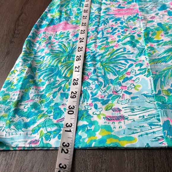 Lilly Pulitzer Marlowe Dress Size XXS Sunshine City Pima Cotton Tropical - Picture 11 of 13